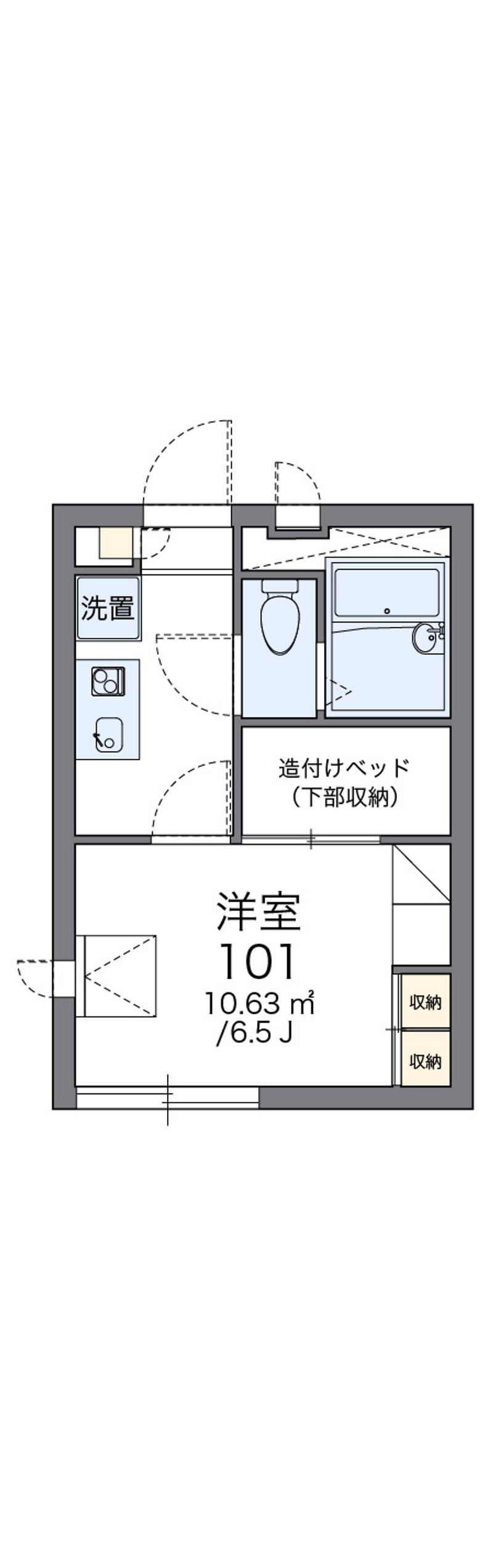 レオパレスウィン 間取図