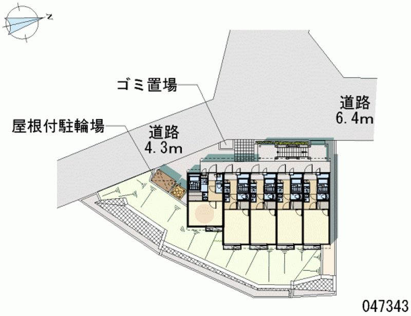 レオパレスＣＡＰＴＡＩＮ　Ｙ 区画図