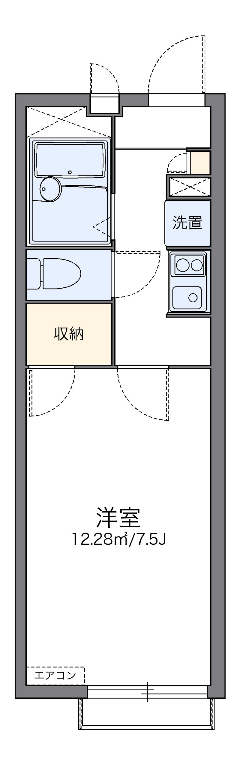 レオパレス都Ａ 間取り