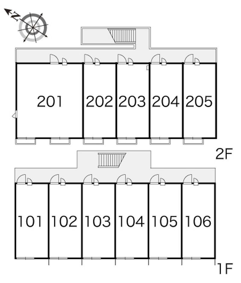 レオパレスＦＩＴⅡ 間取配置図