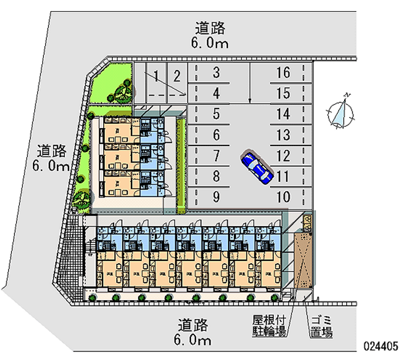 24405 Monthly parking lot