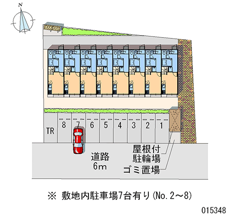 レオパレス小町Ｂ 月極駐車場