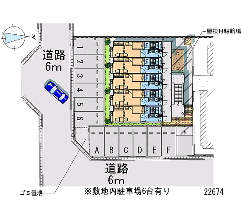 レオパレス富士見台 月極駐車場