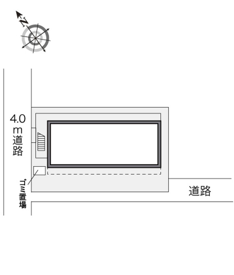 レオパレス中野イースト 配置図