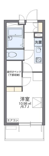 レオパレスターナーⅢ 間取り図