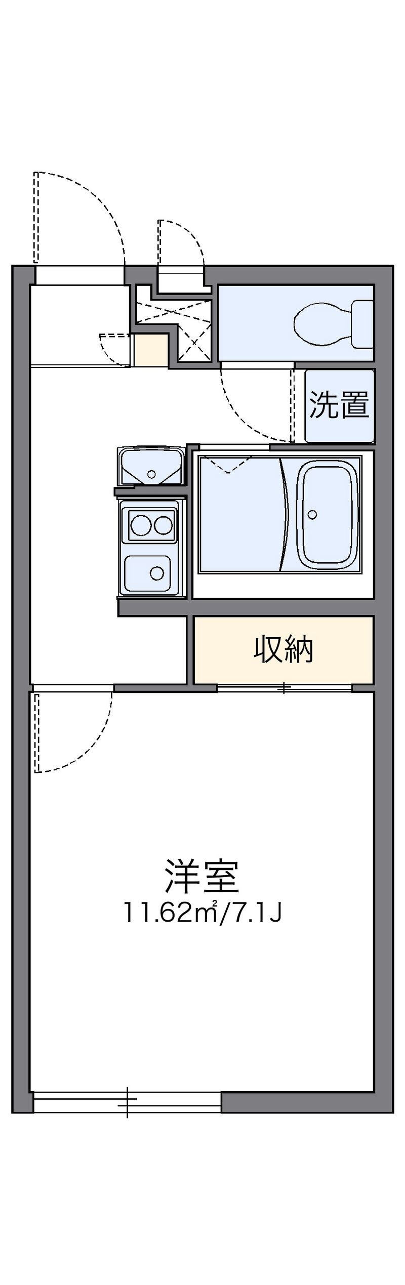 レオパレスグランシャリオ 間取図