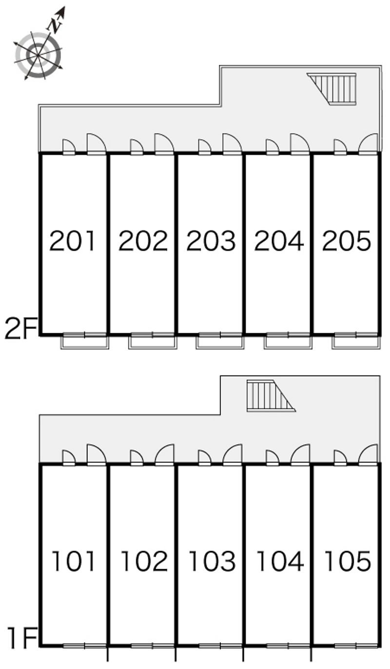 レオパレス錦 間取配置図