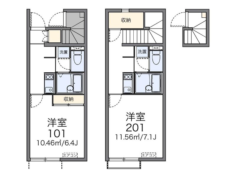 レオネクストメルベーユ野田 間取図