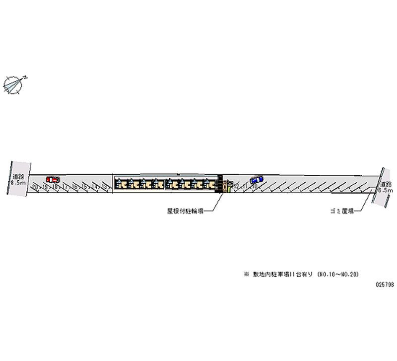 25798 bãi đậu xe hàng tháng