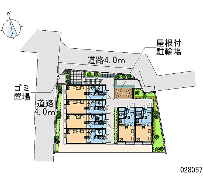 レオパレスＳＯ小石川 区画図