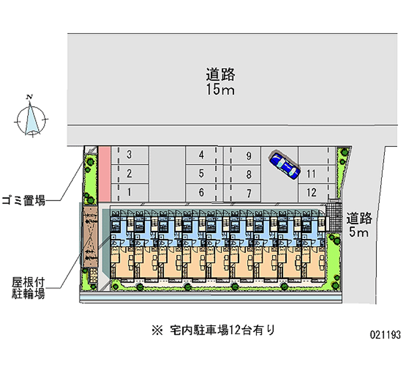 レオパレスいずみ２ 月極駐車場