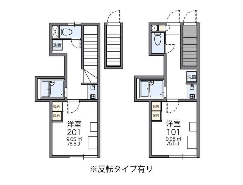レオパレスＢ 間取図