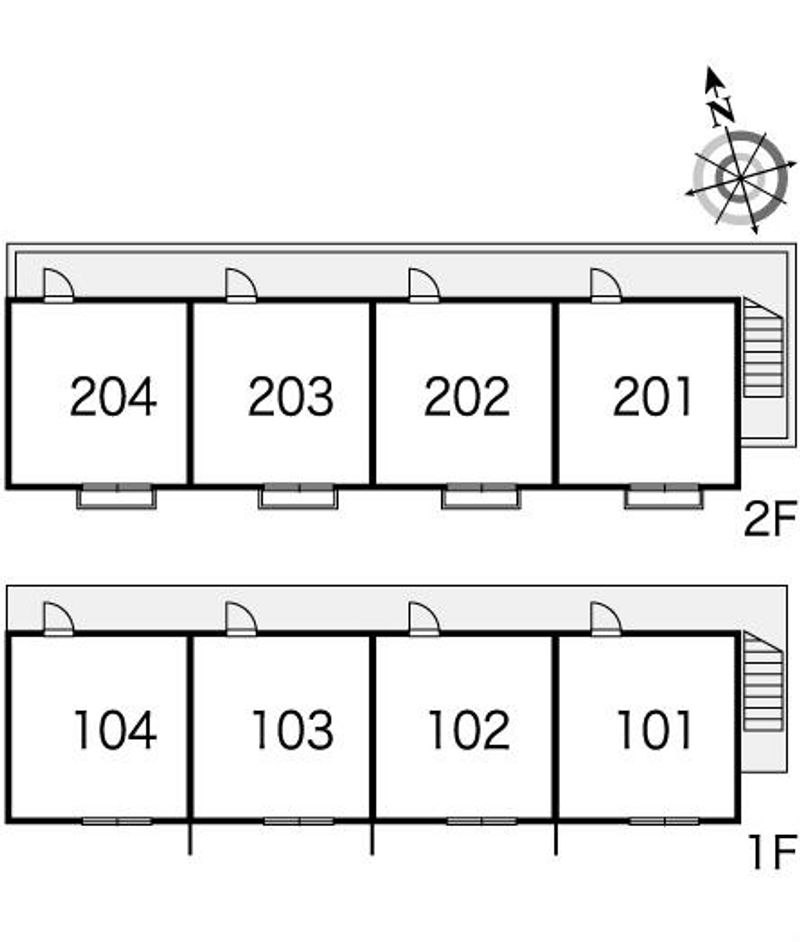 レオパレスＴ＆Ｙ 間取配置図