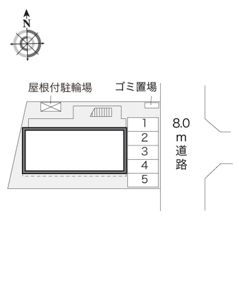レオパレスウィッシュ陣中 配置図