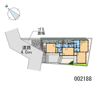 レオパレス上大岡第１２ 区画図