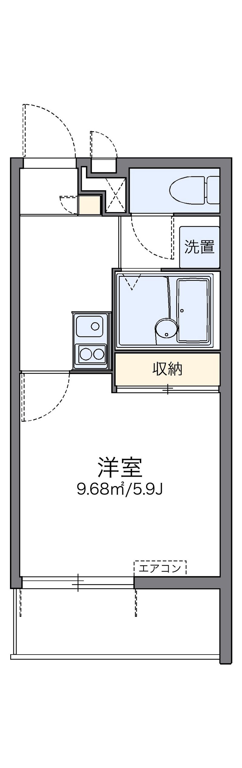 レオパレス悠和 間取り