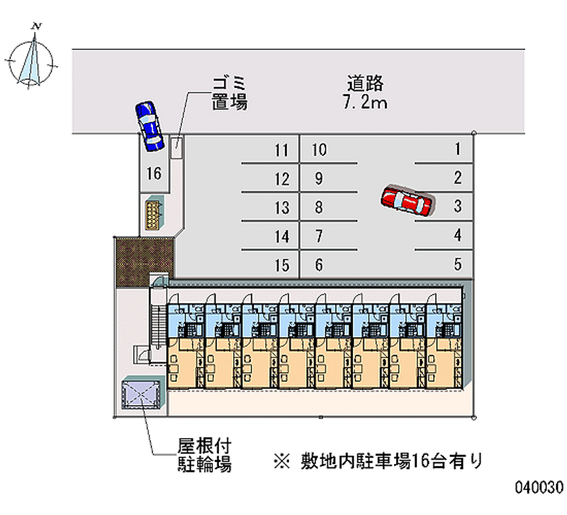 レオパレスピア 月極駐車場