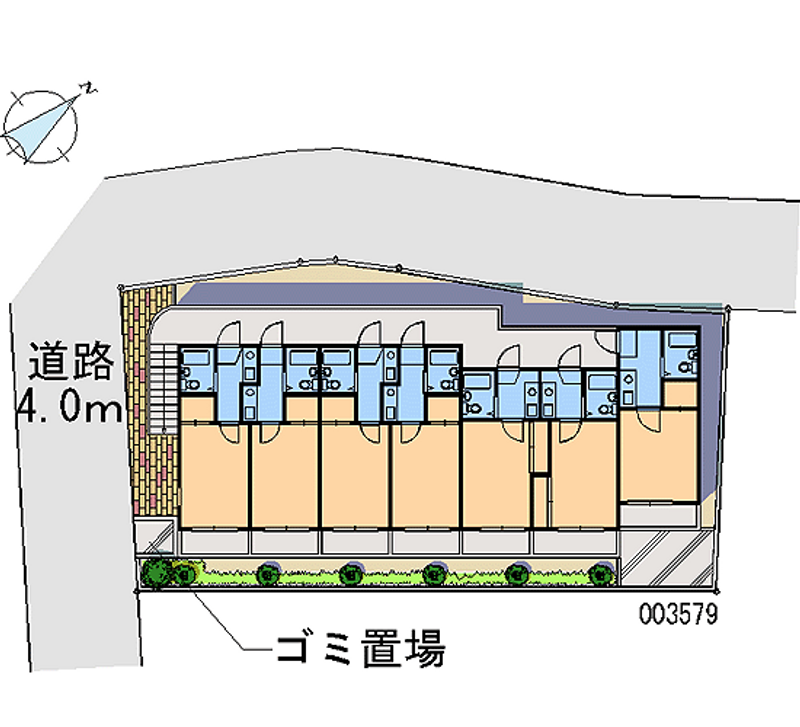 レオパレス加古川第７ 区画図