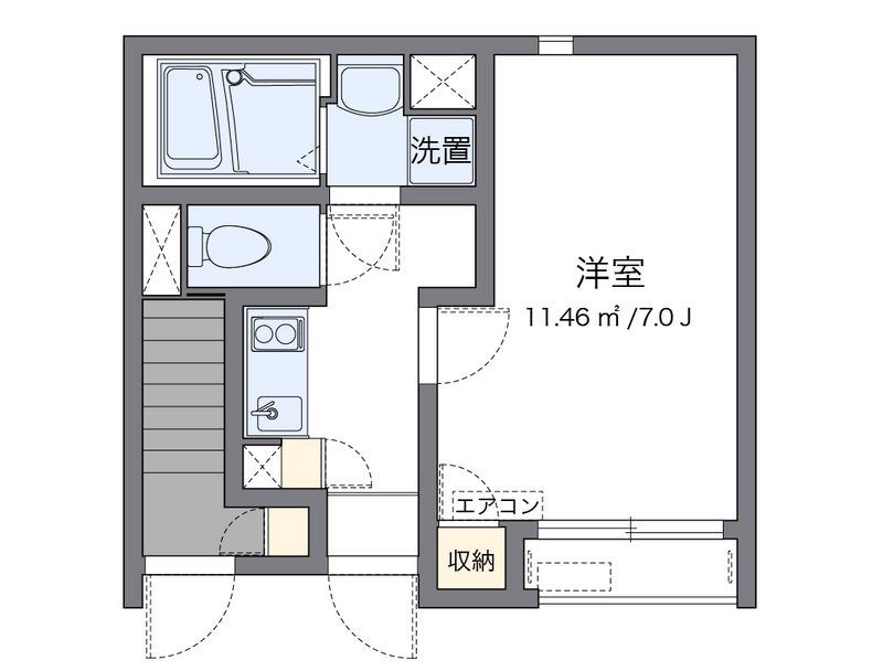 クレイノアネックス 間取図