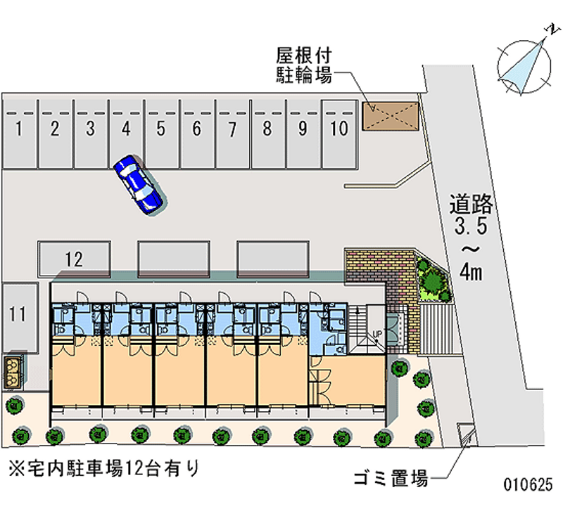 レオパレス梨乃木坂 月極駐車場