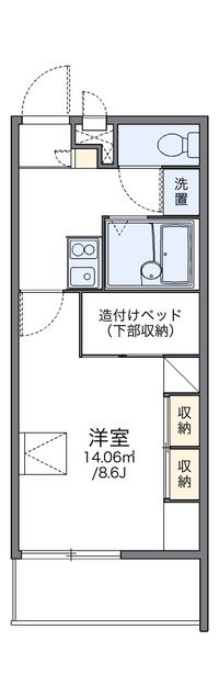 レオパレスプレミール東本浦 間取り図