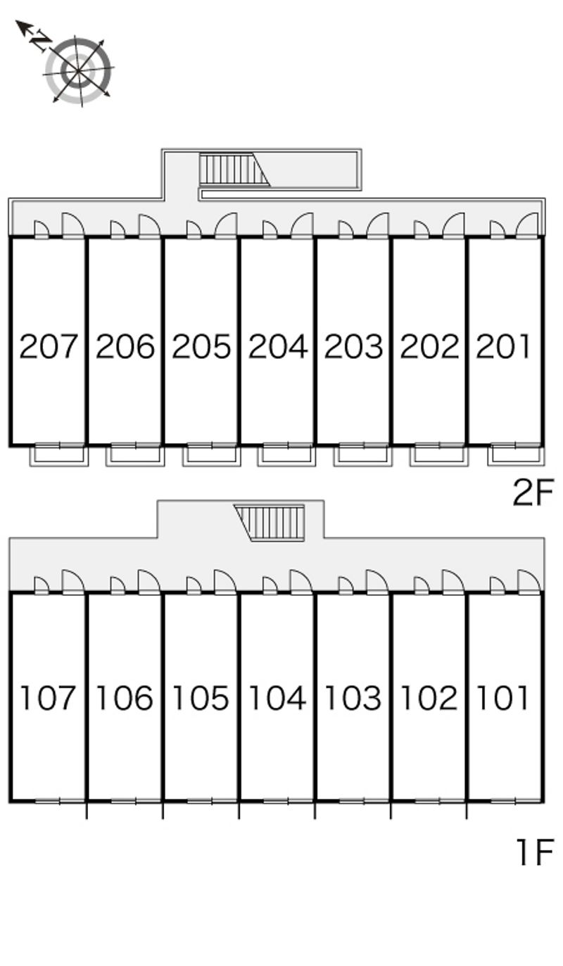 レオパレスアネシス 間取り配置図
