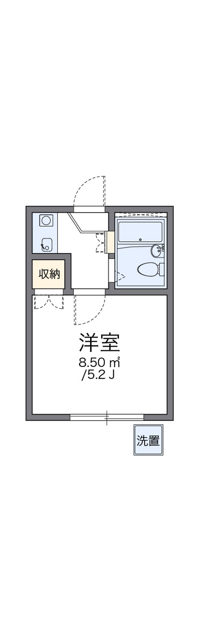 レオパレスシェモアⅡ 間取図