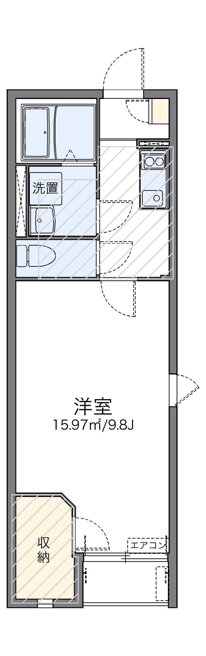 レオネクストボンジュールⅤ 間取図