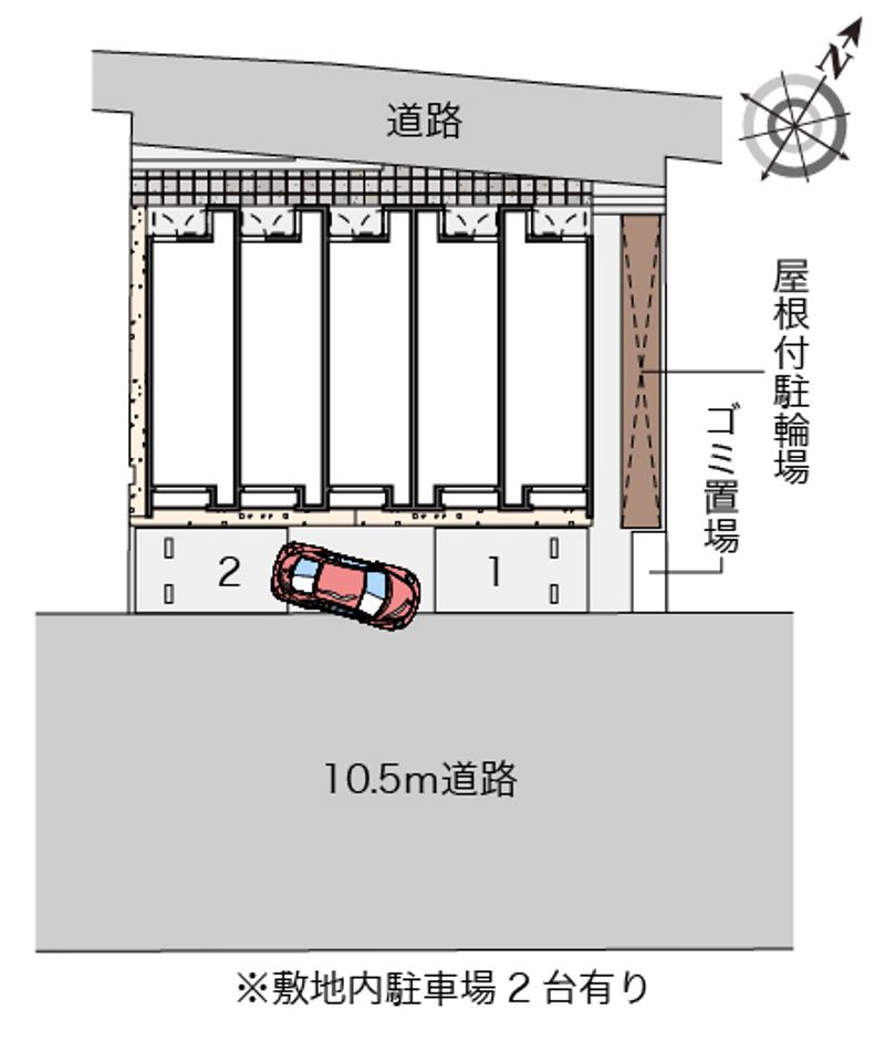 クレイノベルテラス 配置図