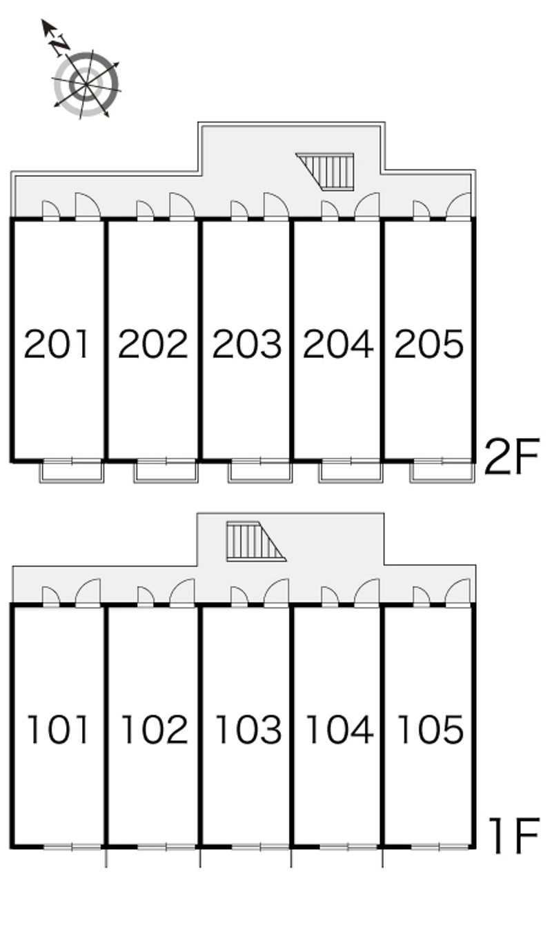 レオパレスマルスンⅡ 間取配置図
