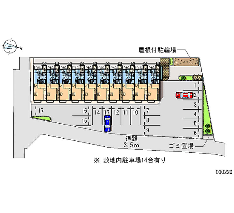 レオパレスレーブシャト− 共用部分