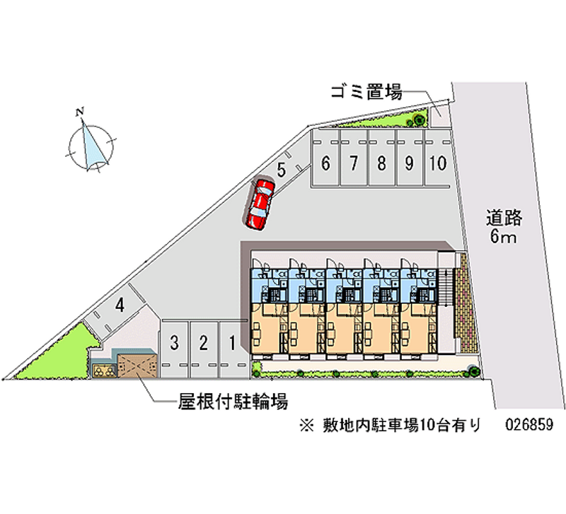 レオパレス堀込 月極駐車場