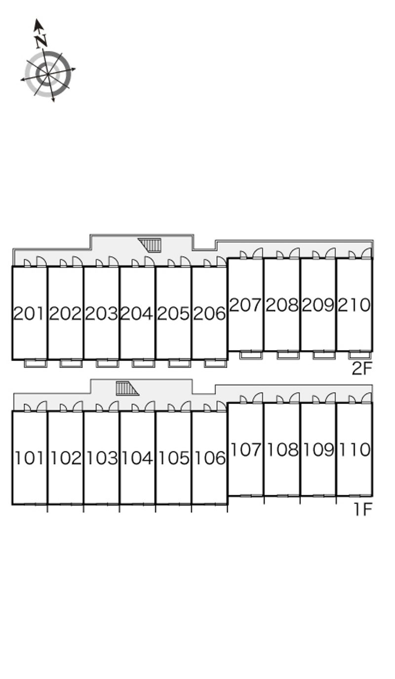 レオパレス末松 間取り配置図