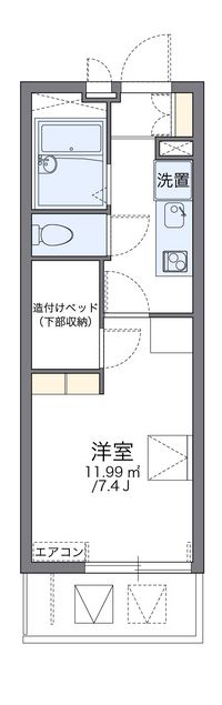 レオパレスＳＨＩＢＡＴＡⅢ 間取り図