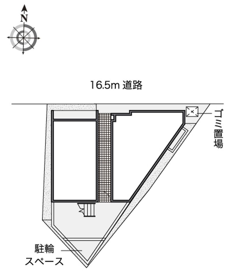 レオパレスファラオ後楽安藤坂 配置図