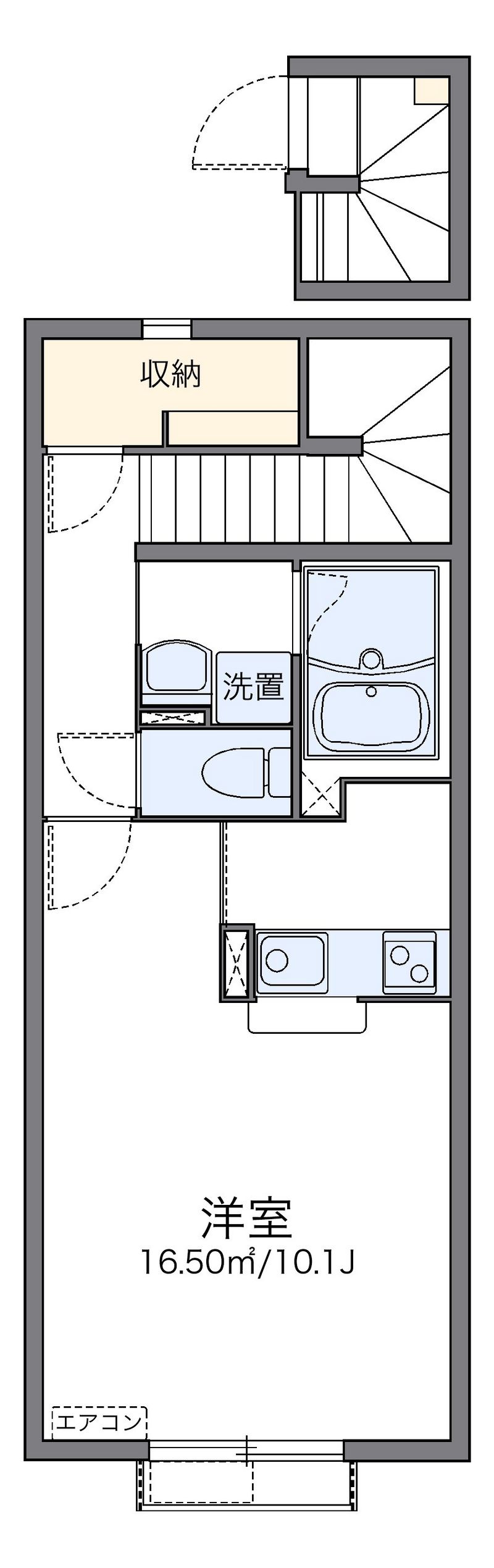 レオネクスト地蔵寺 間取図