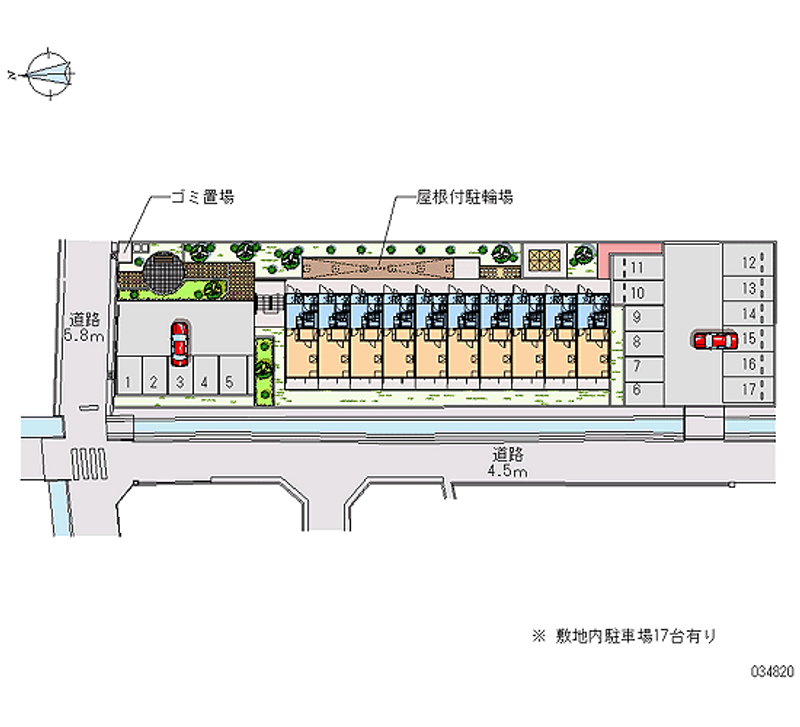 レオパレス太子堂 月極駐車場