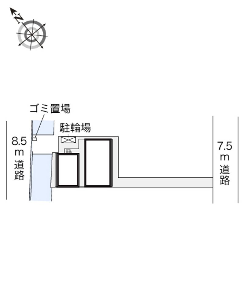 レオパレスグロリオーサ 配置図