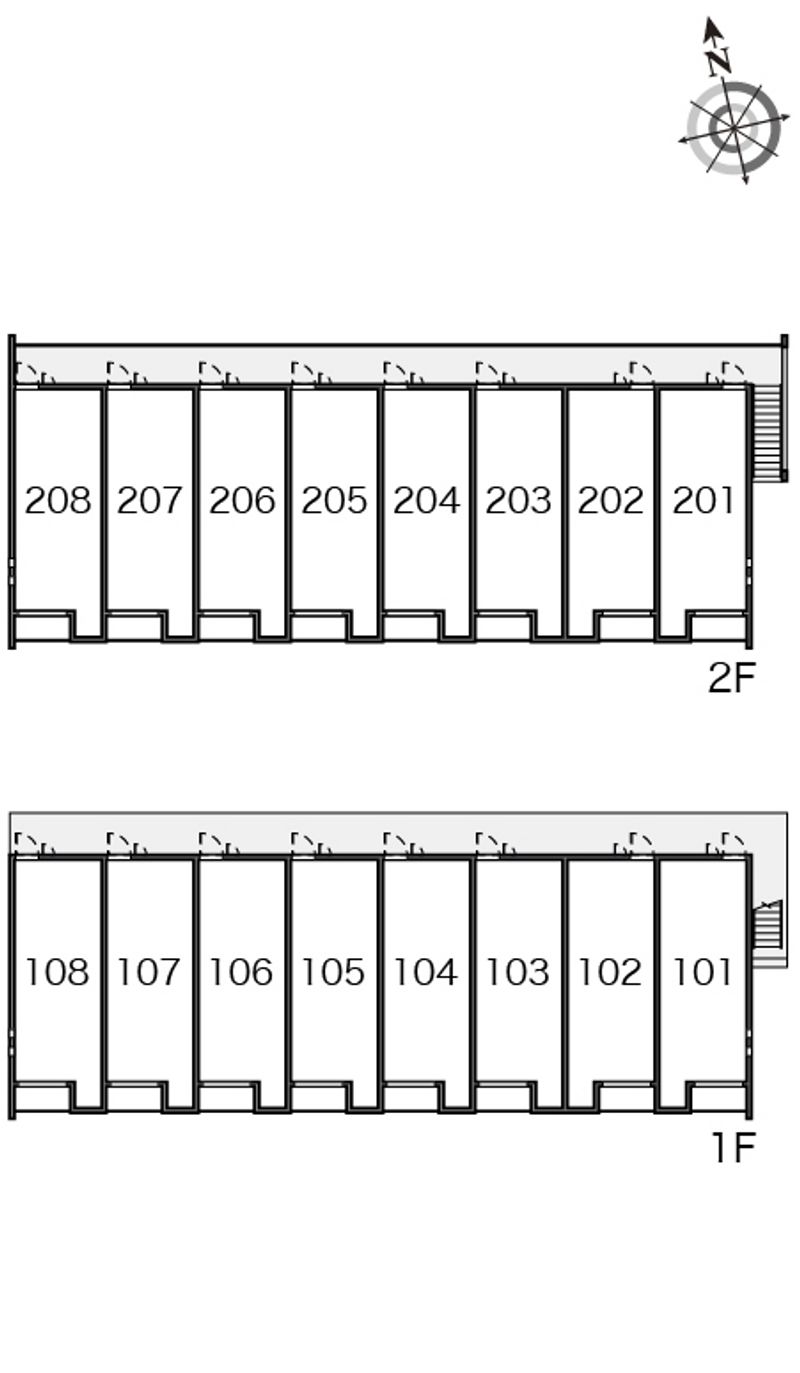 クレイノゆずりは 間取配置図