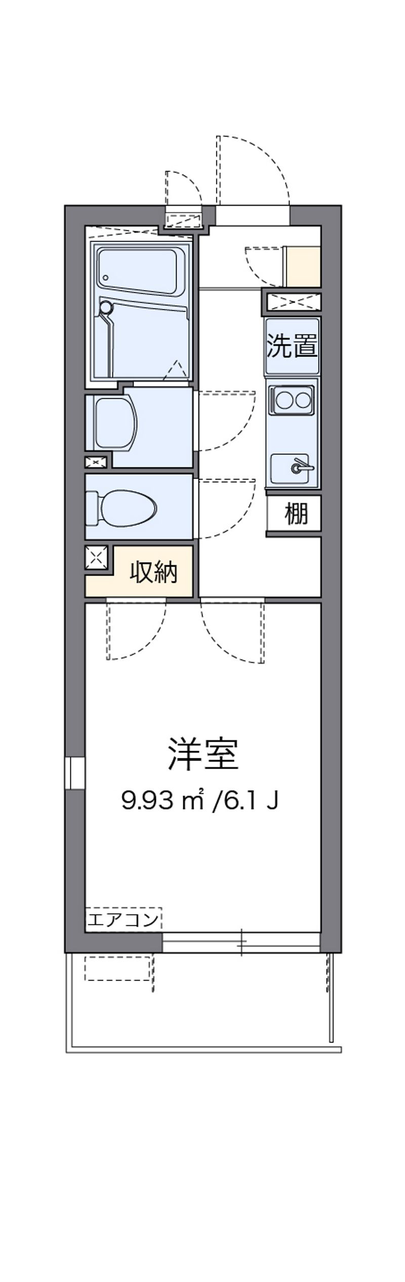 クレイノスペランツァⅡ号館 間取図