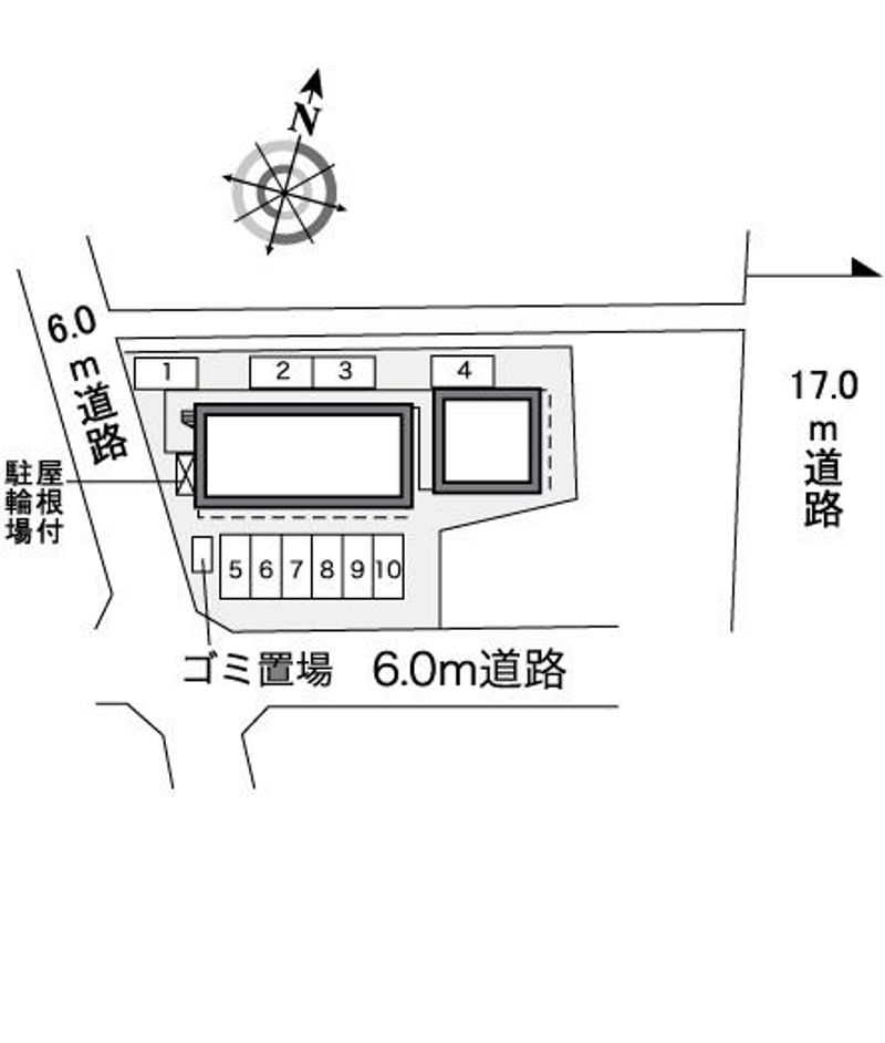 レオパレス片野Ｓ 駐車場