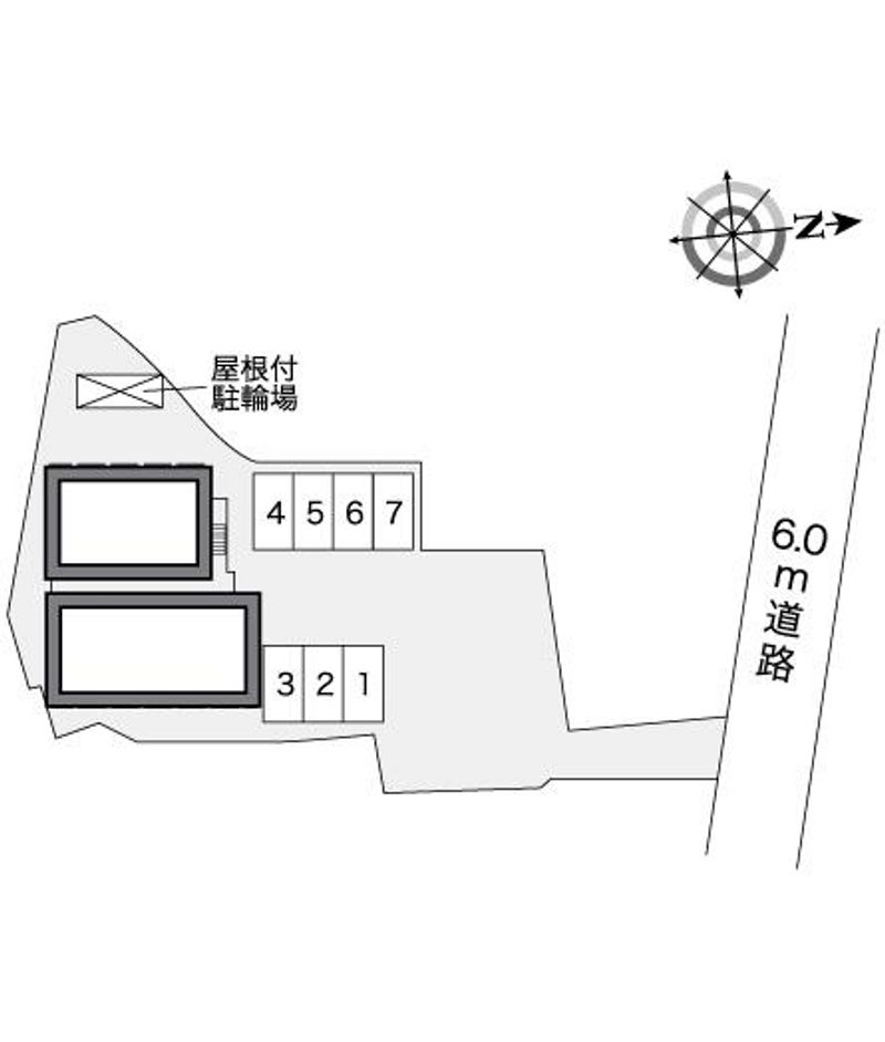 レオパレスミルキーウェイ 配置図