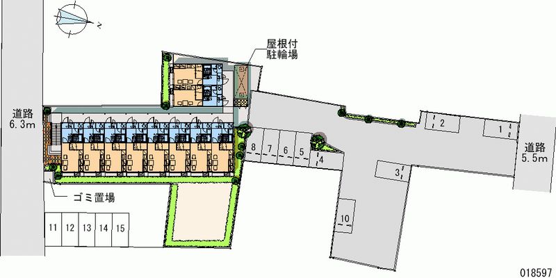 レオパレス長浜 月極駐車場