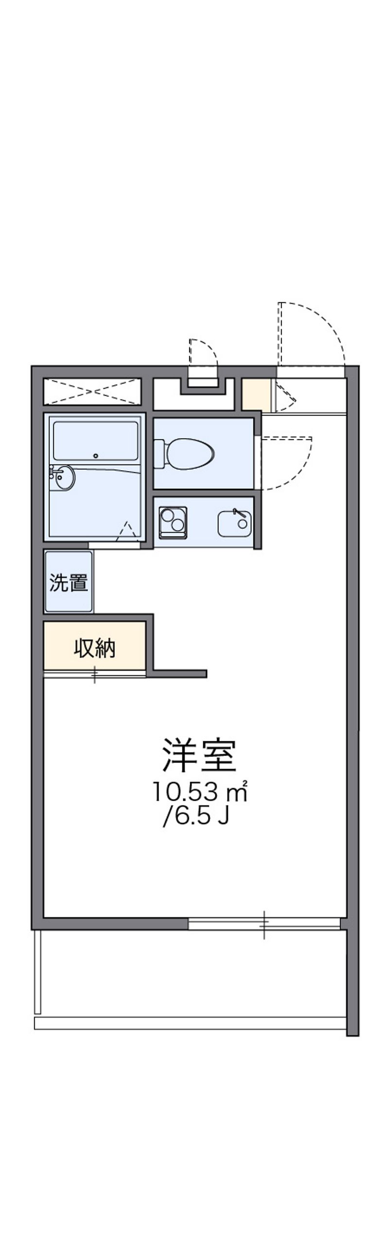 レオパレスドムス筑紫野 間取図