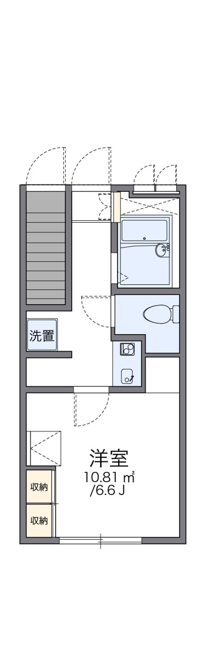 leopalace HAPPINESS Omori II Floor plan
