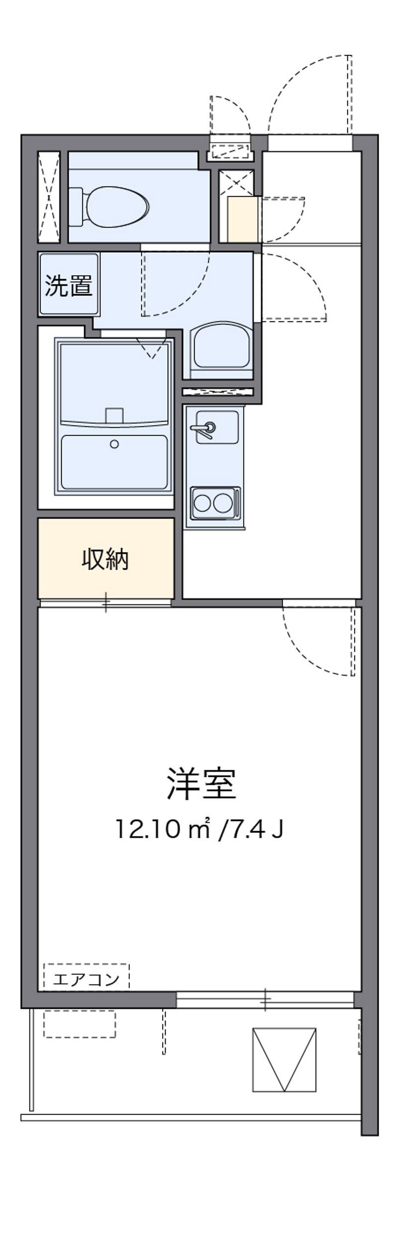 クレイノそれいゆ木更津 間取図