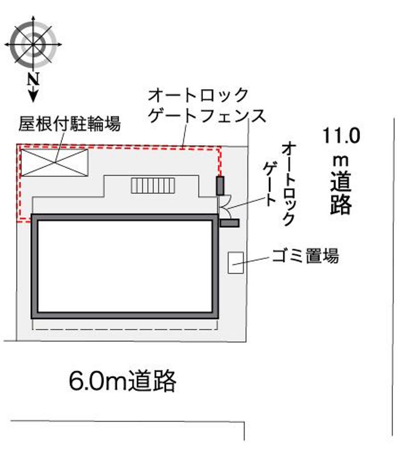 レオパレスエムエムワン 配置図