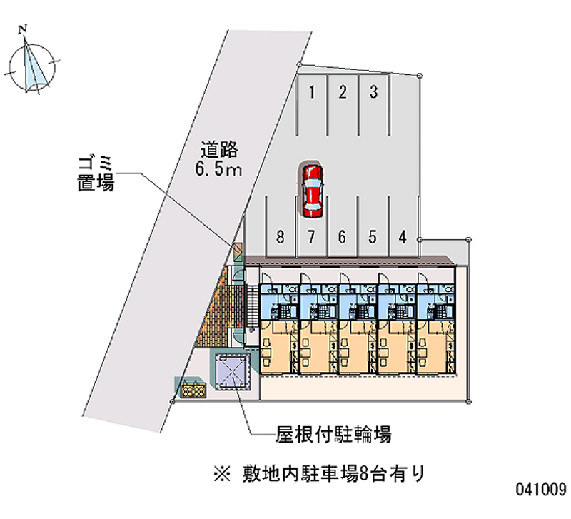 レオパレスホットスプリング 月極駐車場