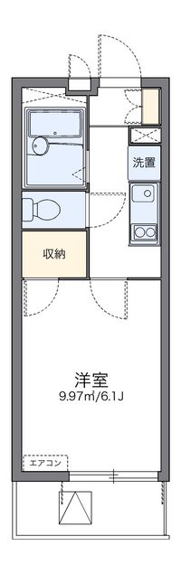 レオパレスリョーヒーナ 間取り図