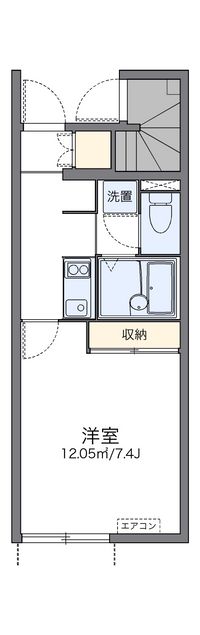 レオネクストパステルルージュウ 間取り図